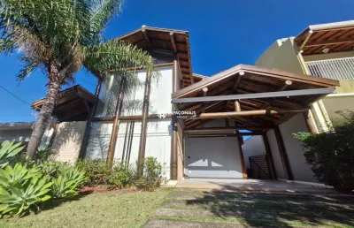 Casa em condomínio fechado com 3 quartos para alugar na avenida joão ambiel, jardim portal dos ipês, indaiatuba por r$ 7.500