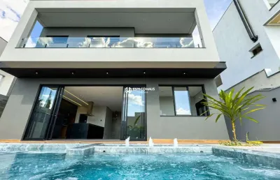 Casa em condomínio fechado com 3 quartos à venda na rodovia joão ceccon, jardim vila paradiso, indaiatuba por r$ 3.600.000