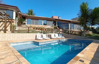 Casa térrea com piscina à venda no jd. são nicolau em atibaia/sp