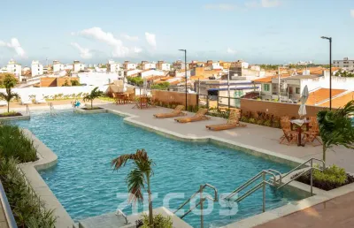 Le vert boulevard, apartamento na farolândia, ¾ com suíte, varanda e 72,5m