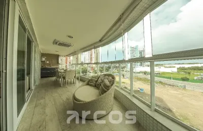 Apartamento no mansão jardim residence de 3 suítes, com 179 m², varanda gourmet
