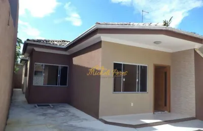Excelente casa linear meio lote, com 3 quartos à venda, 90 m² - extensão novo rio das ostras/centro - rio das ostras/rj.