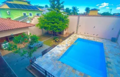 Casa com 6 dormitórios à venda, 403 m² por r$ 2.500.000,00 - jardim mariléa - rio das ostras/rj