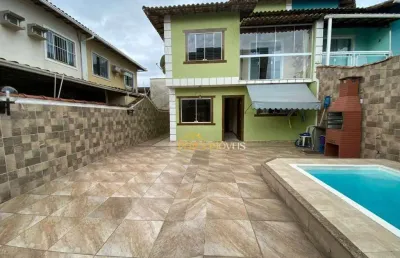 Excelente casa 02 suites, piscina, localização privilegiada. marileia / rio das ostras. rj.