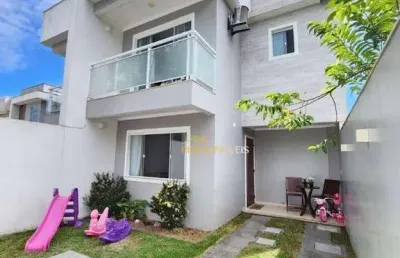 Oportunidade de casa com 2 suites e terraço à venda, 100 m² por r$ 450.000 - residencial rio das ostras - rio das ostras/rj