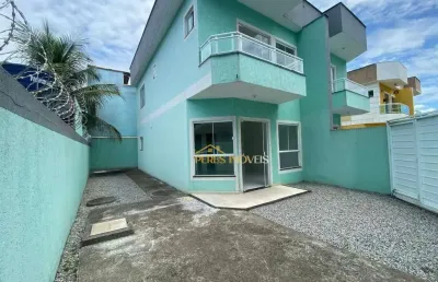 Ultima unidade! casa com 2 dormitórios à venda, 80 m² por r$ 290.000 - extensão serramar - rio das ostras/rj