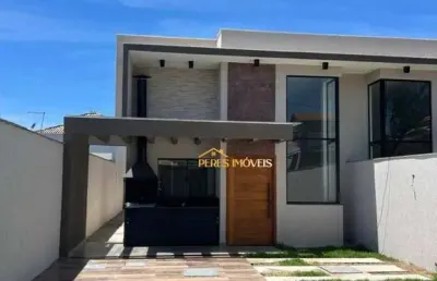 Ultima unidade de casa alto padrão com 3 dormitórios à venda, 95 m² por r$ 490.000 - extensão serramar - rio das ostras/rj