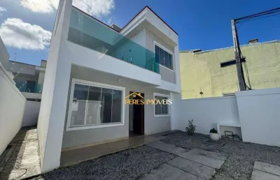 Casa com 3 dormitórios à venda, 100 m² por r$ 595.000,00 - ouro verde - rio das ostras/rj