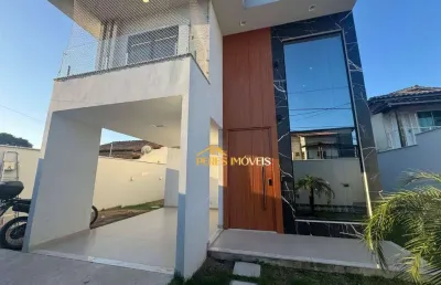 Casa de alto padrão com 4 dormitórios à venda, 252 m² por r$ 1.290.000 - terra firme - rio das ostras/rj