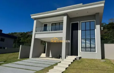 Casa duplex alto padrão com 4 quartos à venda, 227 m² - alphaville iii - rio das ostras/rj