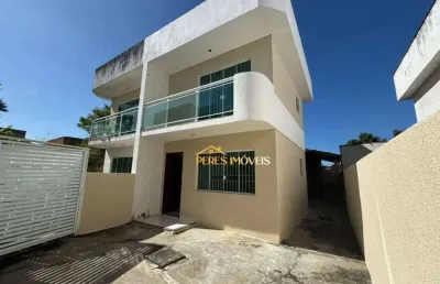 Casa duplex com 2 suítes à venda, 78 m² - residencial rio das ostras - rio das ostras/rj