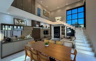Sobrado com 4 dormitórios à venda, 383 m² por r$ 2.950.000,00 - terra magna - indaiatuba/sp