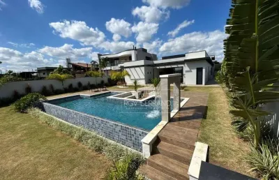 Casa com 4 dormitórios à venda, 403 m² por r$ 4.300.000 - jardim indaiatuba golf - indaiatuba/sp