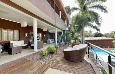 Casa em condomínio fechado com 5 quartos à venda na rua da ferradura, 630, granja viana, carapicuíba, 890 m2 por r$ 2.750.000