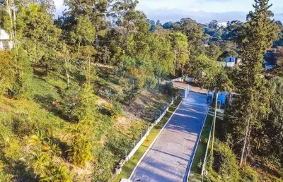 Terreno em condomínio fechado à venda na estrada do layher, 315, granja viana, cotia por r$ 450.000