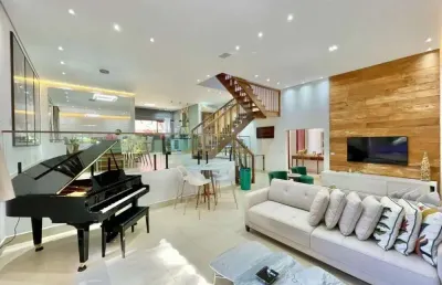 Casa em condomínio fechado com 4 quartos à venda na rua méxico, 15, granja viana, carapicuíba, 1400 m2 por r$ 4.900.000