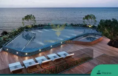 Flat com 1 quarto à venda na avenida cabo branco, 4248, cabo branco, joão pessoa, 25 m2 por r$ 620.000
