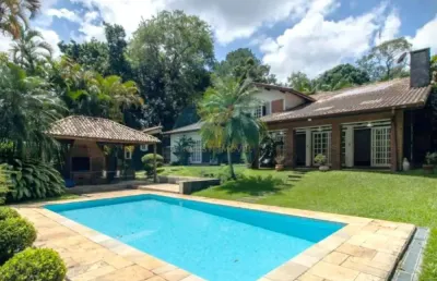Casa em condomínio fechado com 3 quartos à venda na rua do lago, 13, granja viana, cotia, 456 m2 por r$ 2.070.000