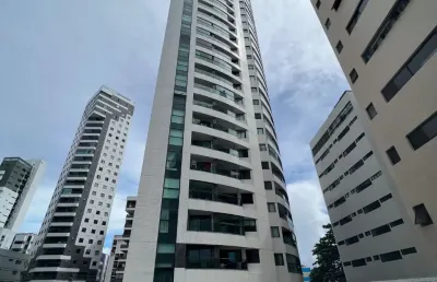 Apartamento mobiliado, 1 quarto, avenida boa viagem!