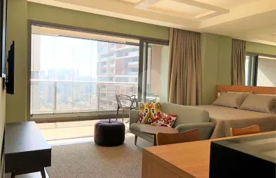 Apartamento com 1 quartos à venda em brooklin paulista - sp
