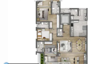Apartamento com 3 quartos à venda em campo belo - sp