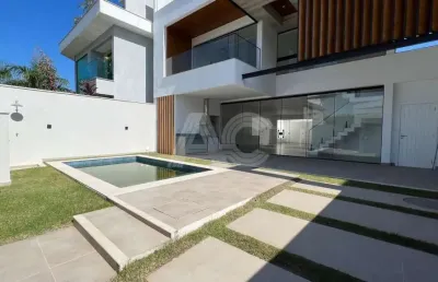 Casa em condomínio fechado com 3 quartos à venda na estrada vereador alceu de carvalho, recreio dos bandeirantes, rio de janeiro, 315 m2 por r$ 3.100.000