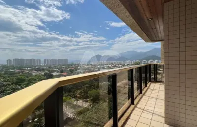 Apartamento com 4 quartos à venda na avenida luís aranha, barra da tijuca, rio de janeiro, 159 m2 por r$ 1.895.000