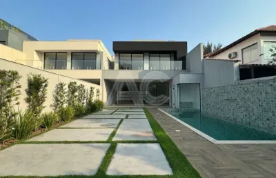 Casa em condomínio fechado com 4 quartos à venda na rua mário albuquerque, barra da tijuca, rio de janeiro, 380 m2 por r$ 3.690.000