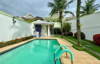 Casa em condomínio fechado com 4 quartos à venda na rua luís orlando cardoso, barra da tijuca, rio de janeiro, 371 m2 por r$ 3.500.000