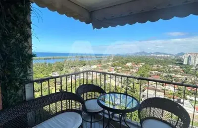 Apartamento com 3 quartos à venda na rua guimarães rosa, barra da tijuca, rio de janeiro, 107 m2 por r$ 1.890.000