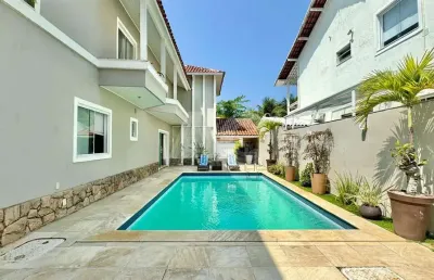 Casa em condomínio fechado com 4 quartos à venda na avenida das américas, barra da tijuca, rio de janeiro, 402 m2 por r$ 3.590.000