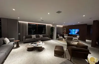 Imponente apartamento de luxo no jardim paulista: 3 quartos, 3 suítes, 2 salas e 4 vagas de garagem - 387m². confira!