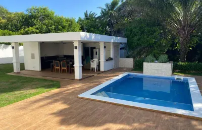 Casa com 4 dormitórios à venda, 480 m² por r$ 3.500.000,00 - inocoop - camaçari/ba