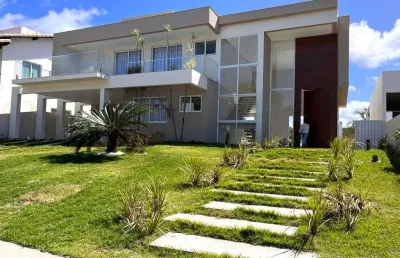 Casa à venda, 475 m² por r$ 3.300.000,00 - busca vida - camaçari/ba