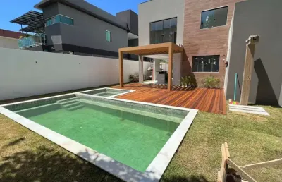 Casa em condomínio fechado com 4 quartos à venda na BA 099, 18, Abrantes, Camaçari