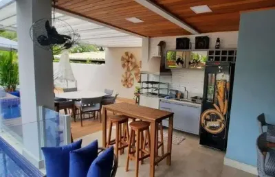 Casa com 5 dormitórios à venda, 300 m² por r$ 3.500.000,00 - guarajuba (monte gordo) 	 - camaçari/ba