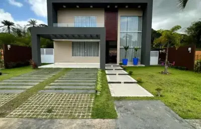 Casa à venda, 300 m² por r$ 1.870.000,00 - alphaville litoral norte 3 - camaçari/ba