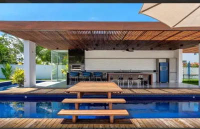 Casa com 5 dormitórios à venda, 750 m² por r$ 4.200.000,00 - interlagos - camaçari/ba