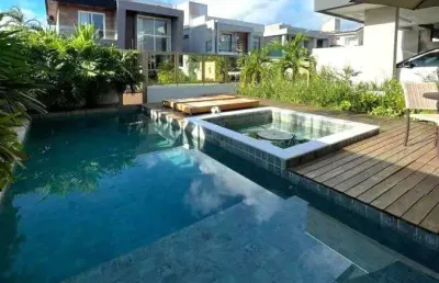 Casa à venda, 288 m² por r$ 2.950.000,00 - priscilla dutra - lauro de freitas/ba