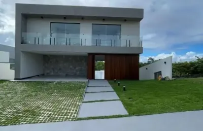 Casa à venda, 250 m² por r$ 1.740.000,00 - alphaville litoral norte 1 - camaçari/ba