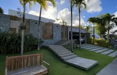Casa à venda, 298 m² por r$ 2.700.000,00 - alphaville litoral norte 1 - camaçari/ba