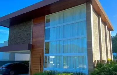 Casa com 4 dormitórios à venda, 270 m² por r$ 2.500.000 - alphaville litoral norte 1 - camaçari/ba