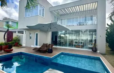 Casa à venda, 306 m² por r$ 2.650.000,00 - alphaville litoral norte 1 - camaçari/ba