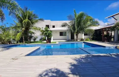 Casa com 5 dormitórios à venda, 549 m² por r$ 1.890.000,00 - busca vida (abrantes) - camaçari/ba
