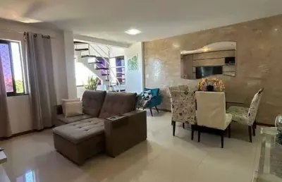 Apartamento duplex à venda, 160 m² por r$ 770.000,00 - recreio ipitanga - lauro de freitas/ba