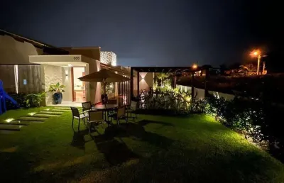 Casa com 4 dormitórios à venda, 400 m² por r$ 2.300.000,00 - busca vida (abrantes)	 - lauro de freitas/ba