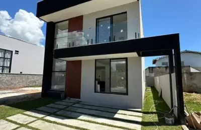 Casa com 4 dormitórios à venda, 168 m² por r$ 980.000,00 - abrantes - camaçari/ba