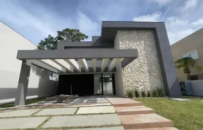 Casa duplex com 5 suítes em alphaville litoral norte i