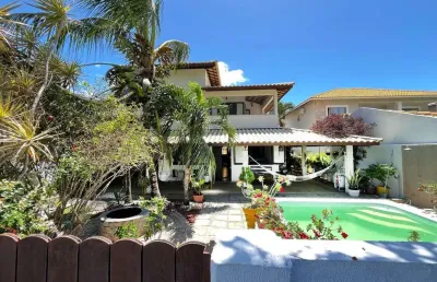 Casa com 4 dormitórios para alugar, 320 m² por r$ 6.150,00/mês - catu de abrantes - lauro de freitas/ba