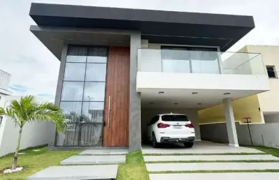 Casa com 3 dormitórios à venda, 309 m² por r$ 3.200.000 - buraquinho - lauro de freitas/ba